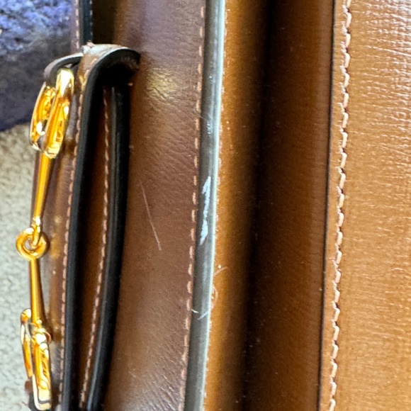 SOLD!!!! GUCCI Leather Horsebit 1955 Shoulder Bag in GUC!🔥 - Picture 8 of 16